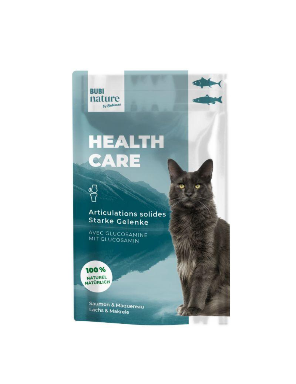 Bubi Nature Health Care, saumon/maquereau, 70g