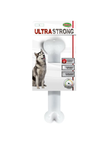 Os Ultra Strong Fourré 20cm – Jouet Résistant pour Chien, Goût Viande