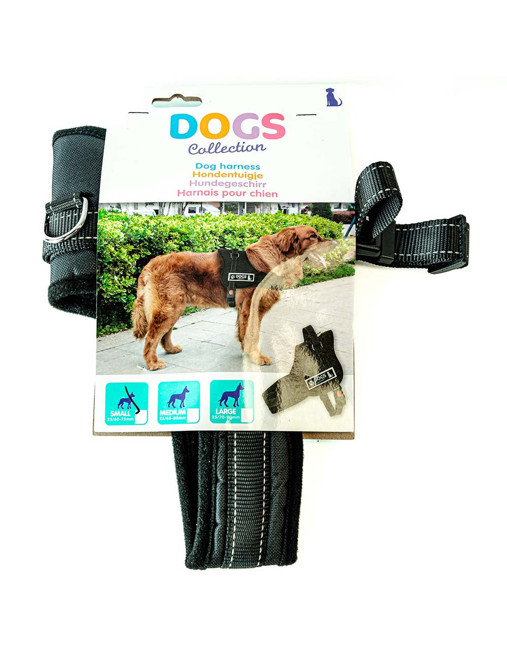 Harnais pour Chien Confortable - Anti-Traction et Réglable