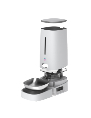 Distributeur Automatique de Croquettes 4L - Programmable & Facile à Utiliser