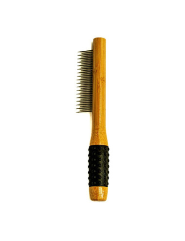 Brosse en bambou pour chien et chat – Démêlage naturel et efficace