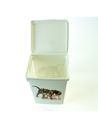 Boîte à Croquettes pour Chat – Stockage Hermétique et Pratique