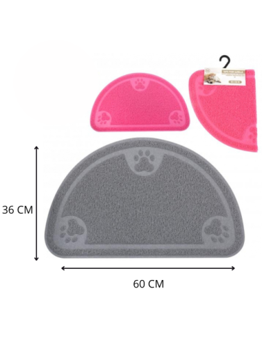 Tapis Tapis Anti-Poils & Poussière Demi-Lune – Propreté Assurée au Moment des Repas