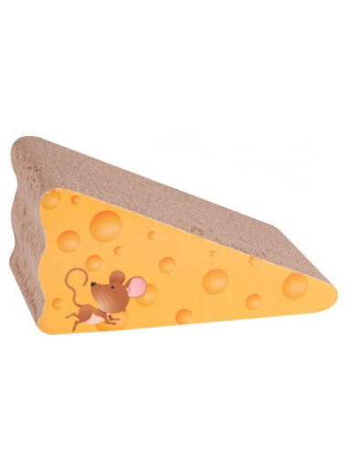 Griffoir en forme de fromage pour chat