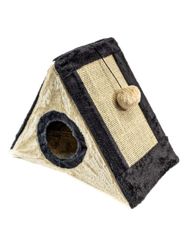 Maison pour Chat avec Griffoir – Design Pyramide et Espace de Jeu