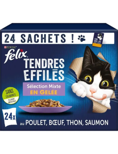 FELIX Tendres Effilés - Sélection Mixte - 24x85g
