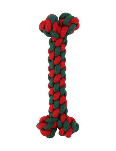 Os en corde noël rouge & vert