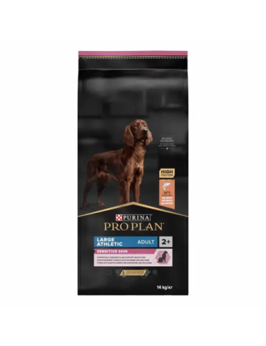 PRO PLAN LARGE ATHLETIC ADULT SENSITIVE SKIN - Riche en saumon - 14kg