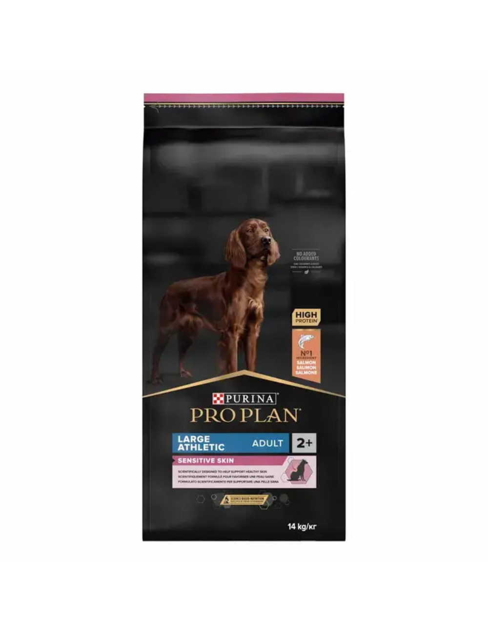 PRO PLAN LARGE ATHLETIC ADULT SENSITIVE SKIN - Riche en saumon - 14kg