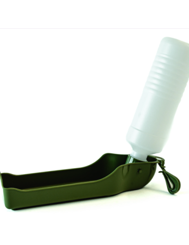 Gourde pour chien avec réservoir – Bouteille d’eau portable 500 ml